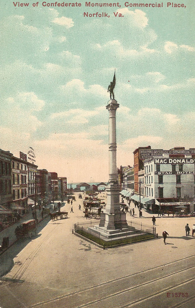  Norfolk Confederate Monument about 1907