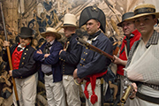 Re-enactors protraying the crew of the Thomas Jefferson during the War of 1812 - Photo provided by the USCG