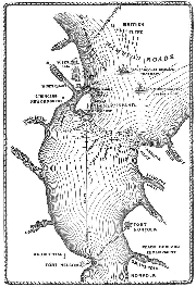 Map of the Battle of Craney Island