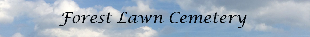 Forest Lawn Cemetery Page Header
