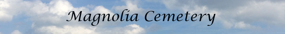 Magnolia Cemetery Page Header