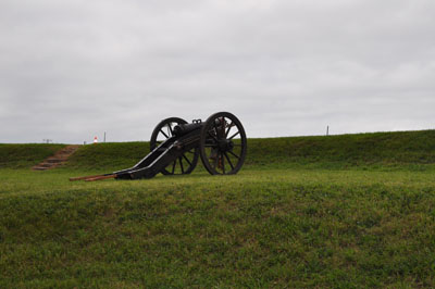  Cannon on Main Battery at Fort Norfolk, Norfolk VA - Photo by Steven Forrest