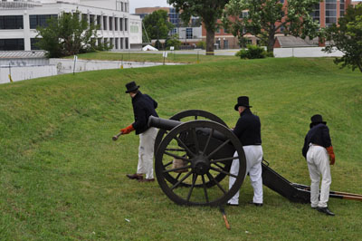  Cannon crew begins at Fort Norfolk, Norfolk VA - Photo by Steven Forrest
