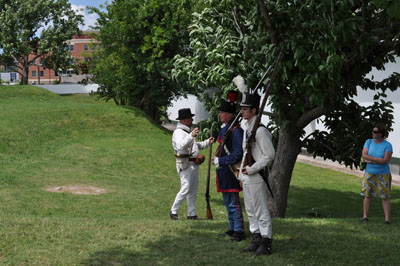  1813 soldiers at Fort Norfolk, Norfolk VA - Photo by Steven Forrest