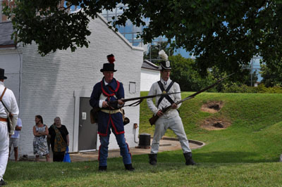  Bayonet charge on Main Battery at Fort Norfolk, Norfolk VA - Photo by Steven Forrest