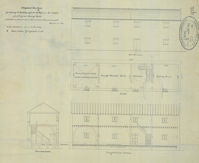  Fort Norfolk 1854 Officer's Quarters plan