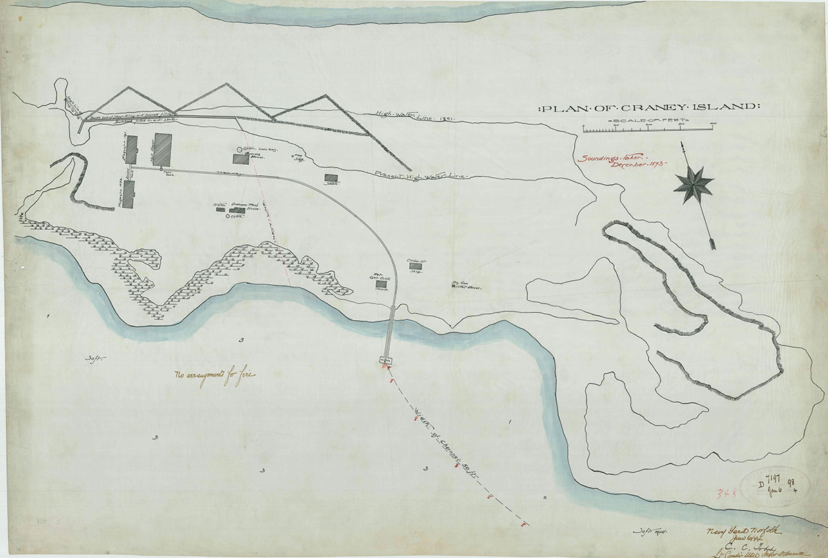 1894 survey of Craney Island
