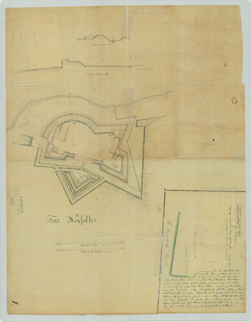  Fort Norfolk 1819 property survey