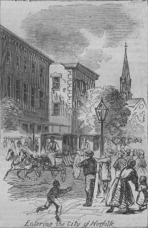 Surrender of Norfolk - Entering the city May 10, 1862
