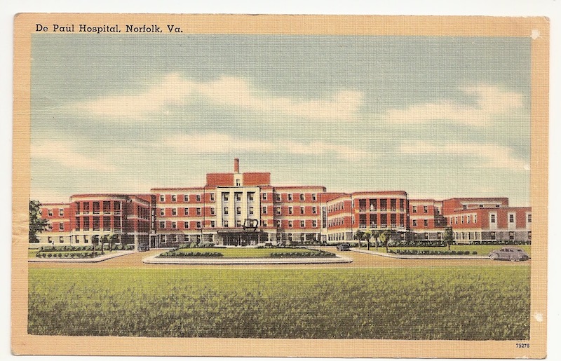 De Paul Hospital Postcard
