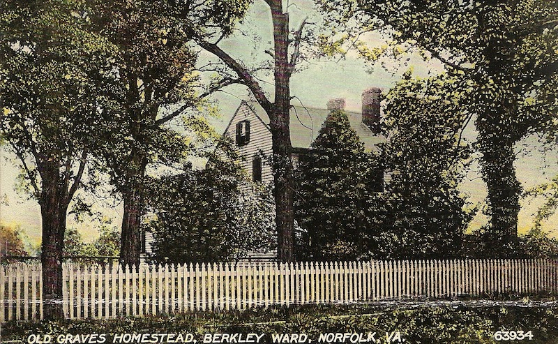 Old Graves Homestead Postcard