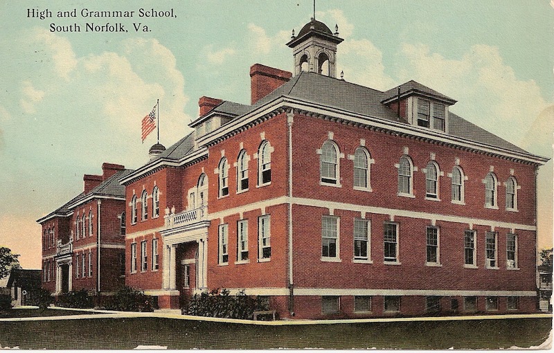 High and Grammar School, South Norfolk Postcard