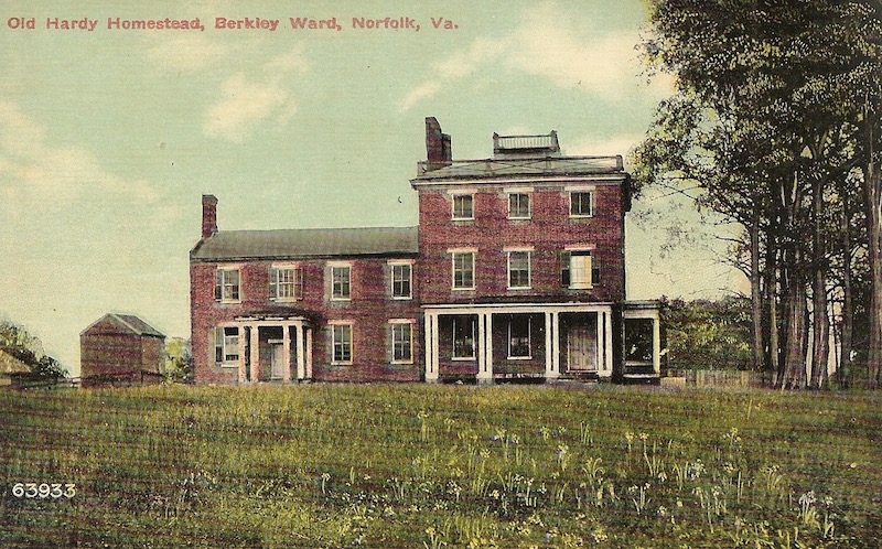 Old Hardy Homestead Postcard