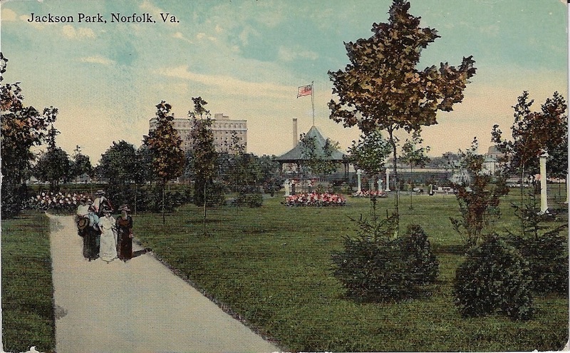 Jackson Park  Postcard