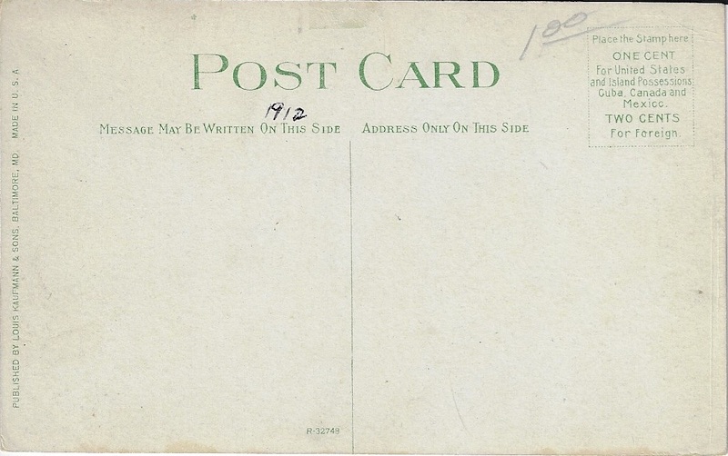 Jackson Park Postcard Back