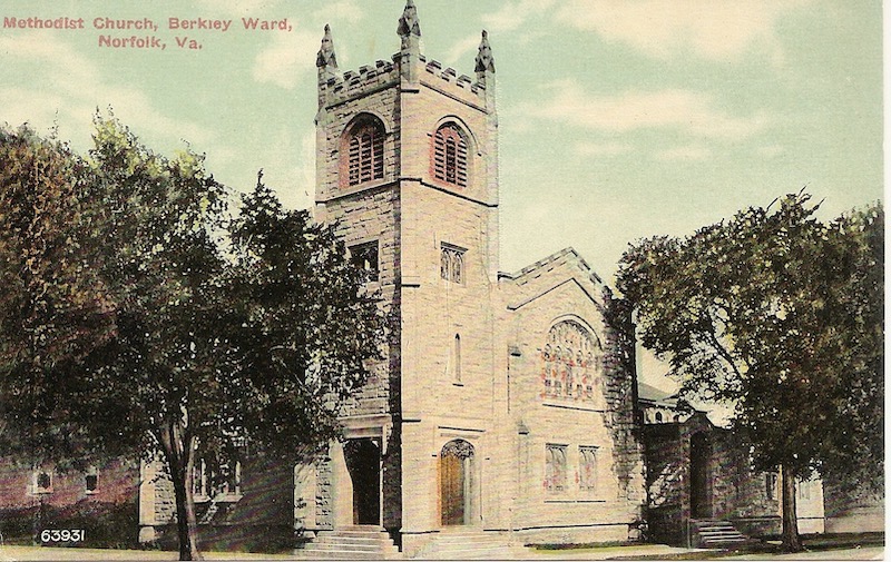 Methodist Church, Berkley Ward Postcard