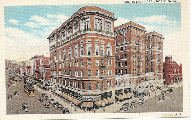 Monticello Hotel Postcard