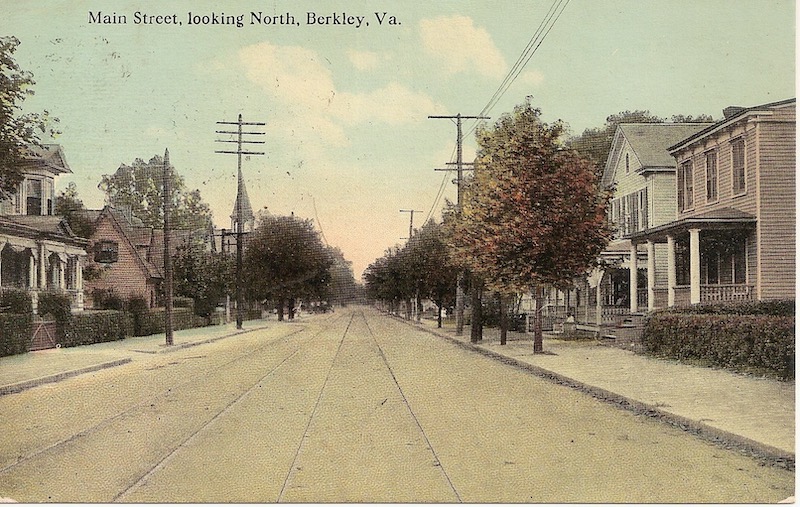 Main Street Berkley Postcard