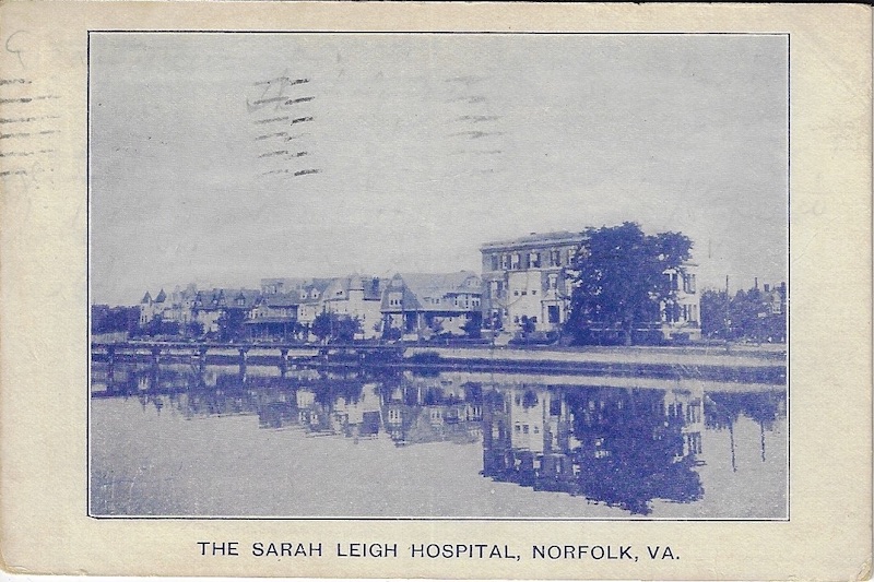 Sarah Leigh Hospital Postcard