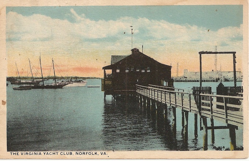 Virginia Yacht Club Postcard