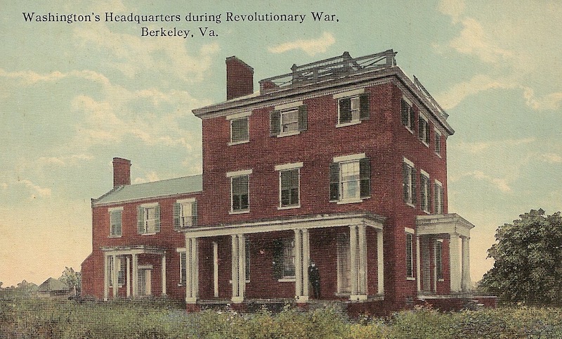 Washington's Headquarters during Revolutionary War  Postcard