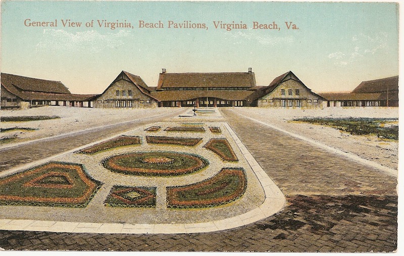 Beach Pavilions Postcard