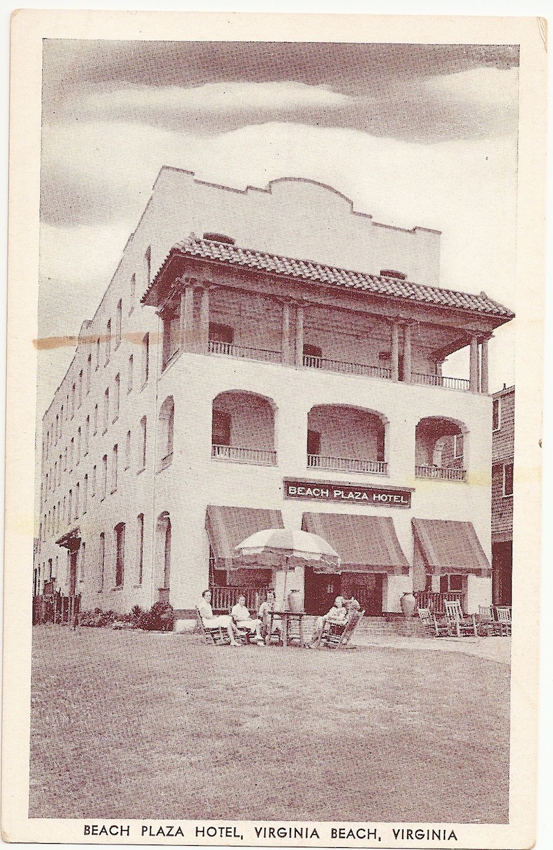 Beach Plaza Hotel Postcard