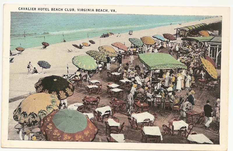 Cavalier Hotel Beach Club Postcard