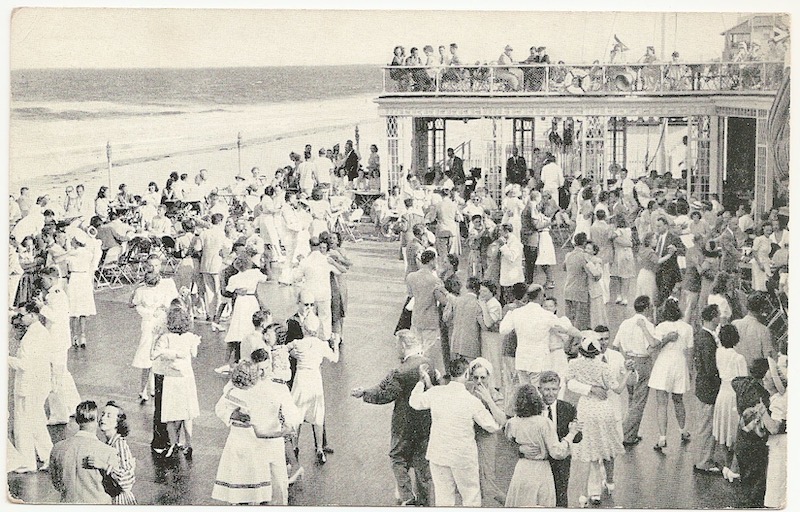 Tea Dance at Cavalier Hotel Beach Club Postcard