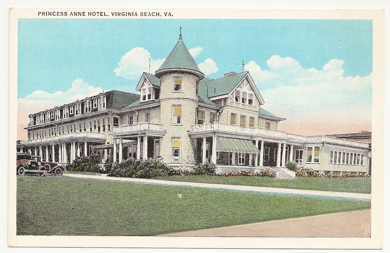 Princess Anne Hotel Postcard