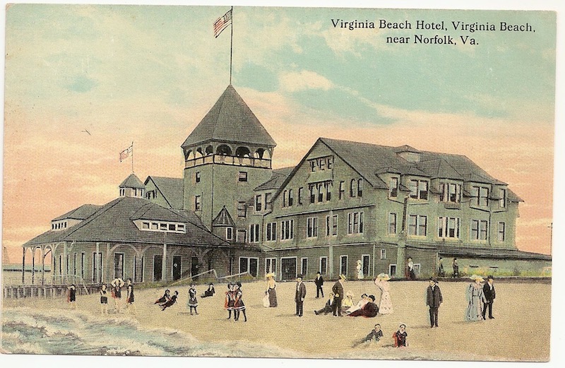 Virginia Beach Hotel  Postcard